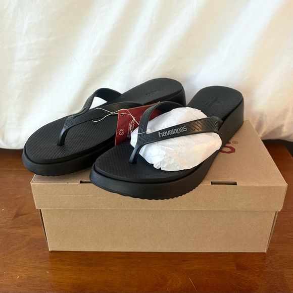 Women's High Platform Flip Flops