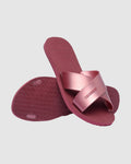 Women's Aqua Metallic Sandals