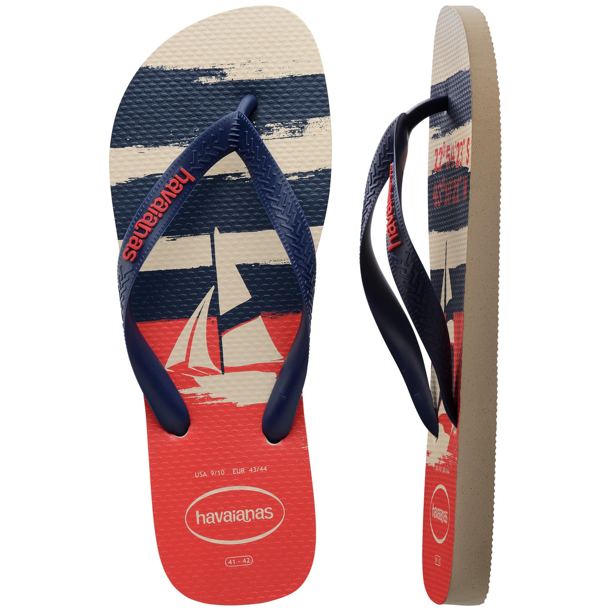 Men's Top Nautical Flip Flops