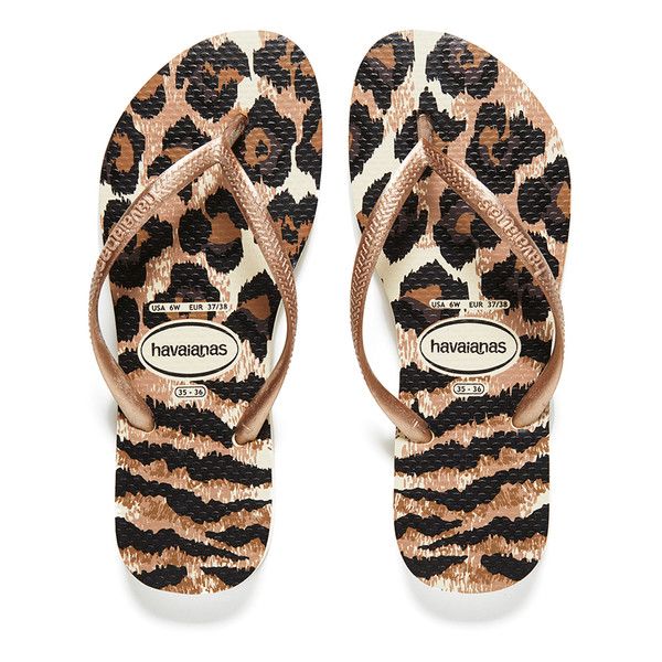 Women's Slim Animals Flip Flops