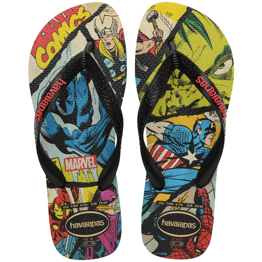 Men's Top Marvel Classics Flip Flops