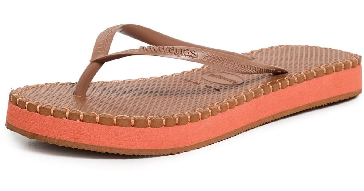 Women's Slim Flatform Flip Flops