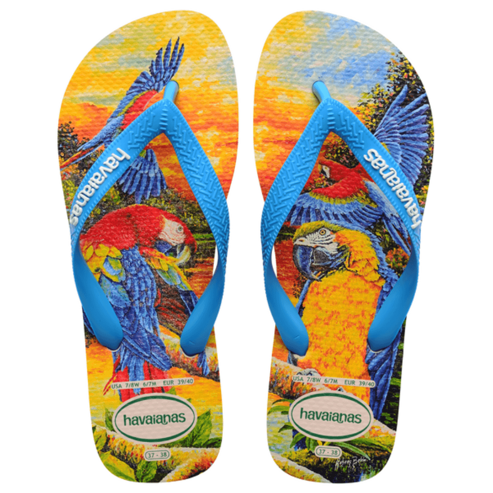 Men's Urban Print Flip Flops